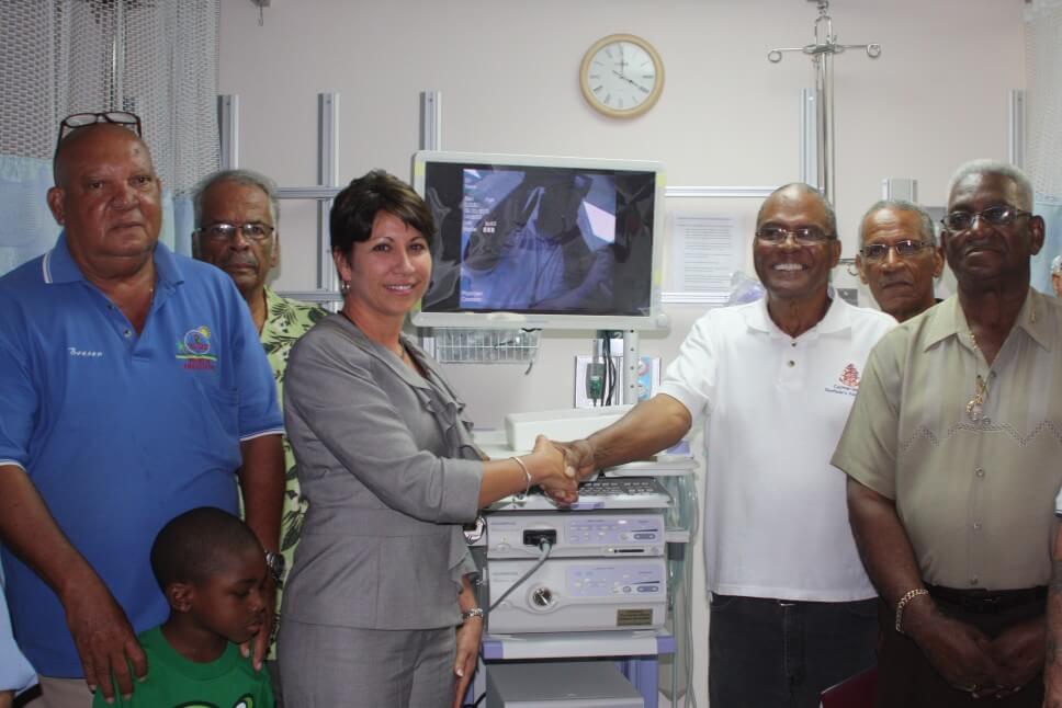 Seafarers donate 'Sally' robotic medical instrument to hospital