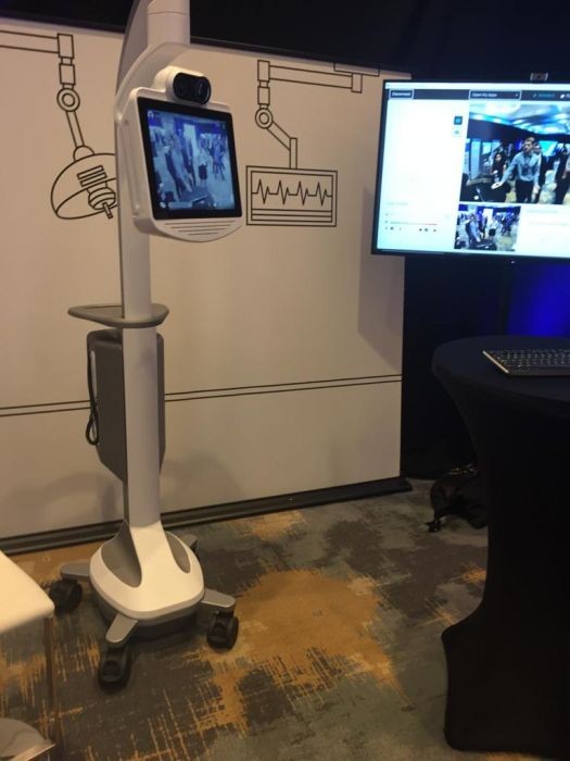 InTouch Health RP Lite 4 Sally next generation technology robot at 2019 Technology Forum Conference Santa Barbara California July 15 to 17 2019