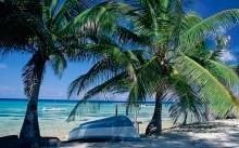 Catboat on Beach
