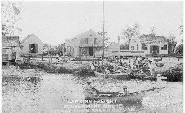 Landing Freight - Hog Sty Bay